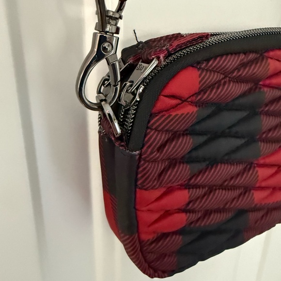 Lug Coupe Red and black check crossbody, shoulder or belt bag - Picture 8 of 11